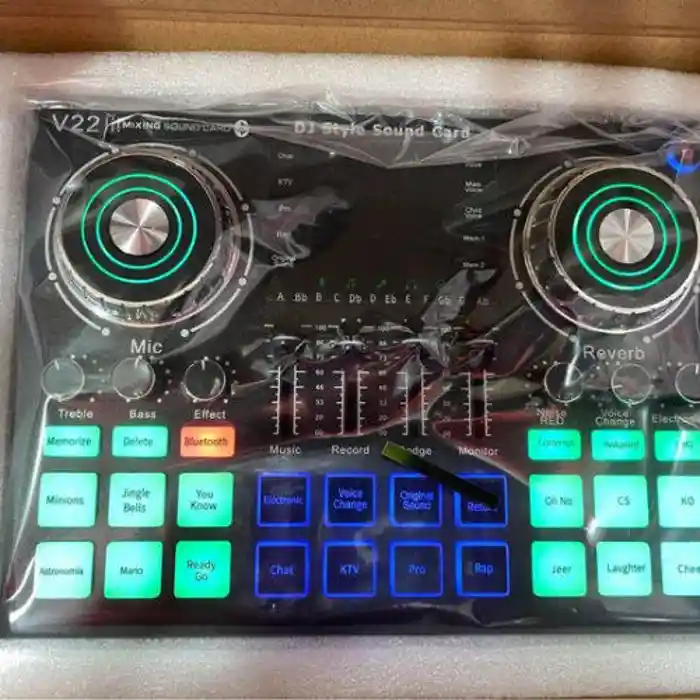 V22 DJ Style Sound Card Professional Quality